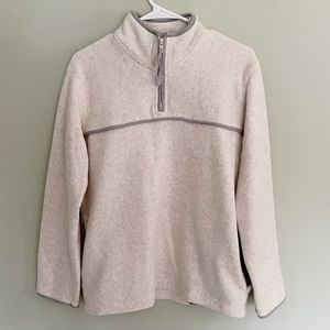 Vintage Bugle Boy Snow Fleece Quarter Zip Pullover Size Large